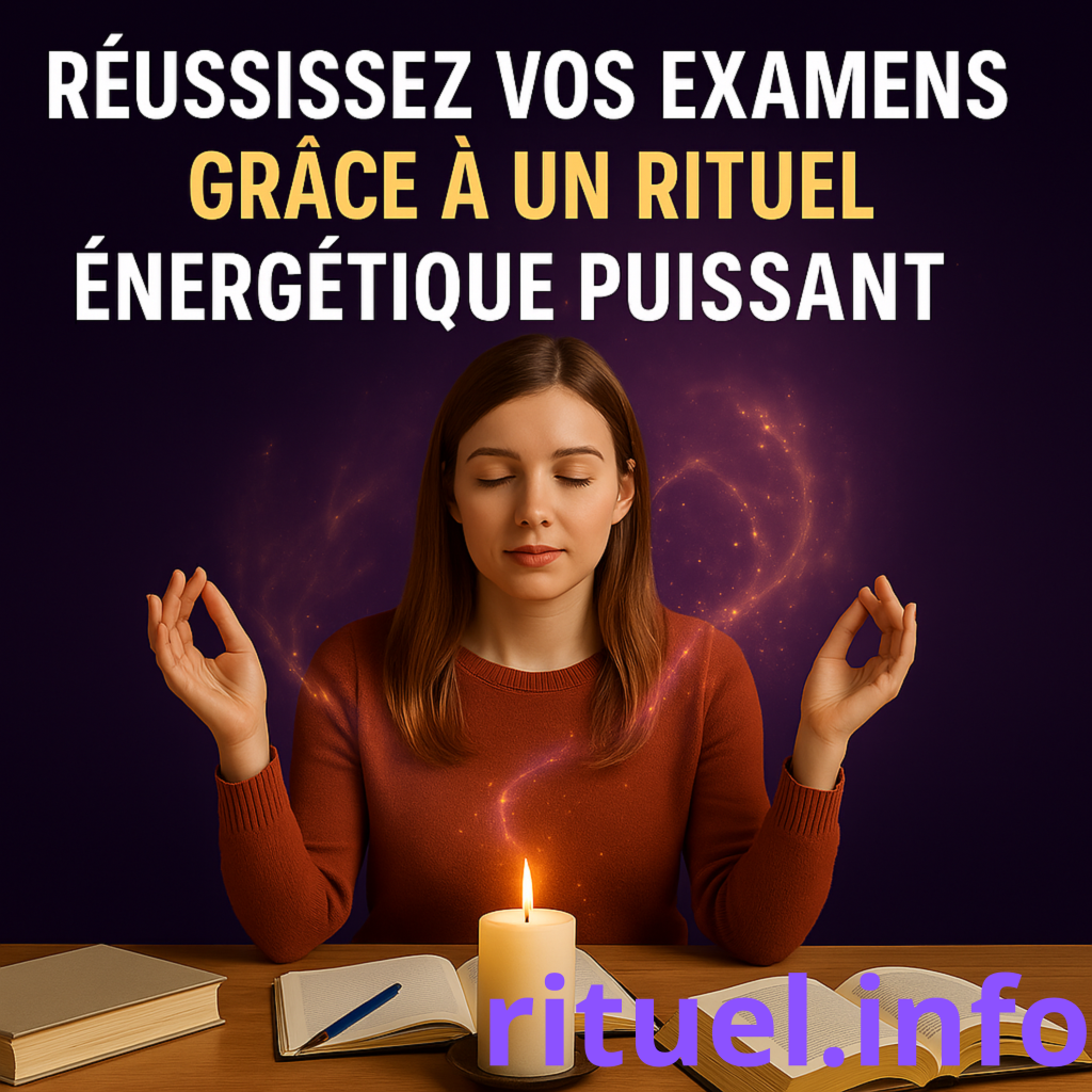 Rituel de Réussite aux Examens Boostez vos Chances avec la Puissance des Énergies