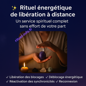 Rituel de Libération Énergétique de la Lune à Distance Rituel lunaire sans effort Travail spirituel personnalisé sous les cycles de la Lune