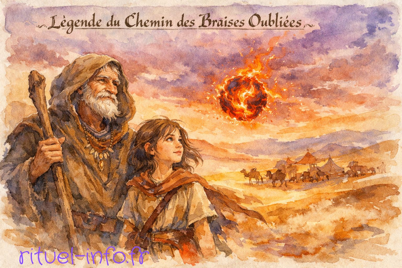Légende du Chemin des Braises Oubliées